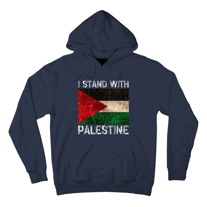 Support I Stand With Palestine Free Palestine Flag Hoodie