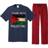 Support I Stand With Palestine Free Palestine Flag Pajama Set