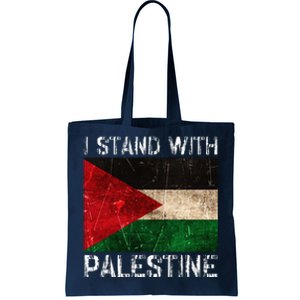 Support I Stand With Palestine Free Palestine Flag Tote Bag