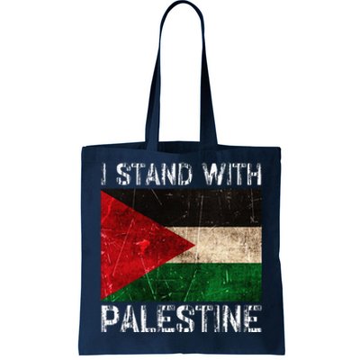 Support I Stand With Palestine Free Palestine Flag Tote Bag