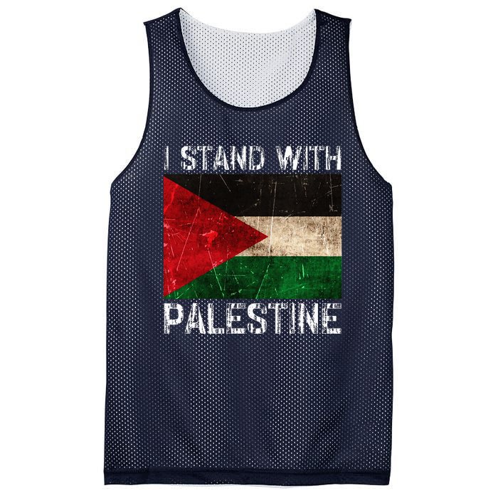 Support I Stand With Palestine Free Palestine Flag Mesh Reversible Basketball Jersey Tank