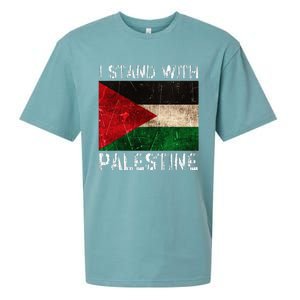 Support I Stand With Palestine Free Palestine Flag Sueded Cloud Jersey T-Shirt