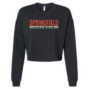 Springfield Illinois Cropped Pullover Crew