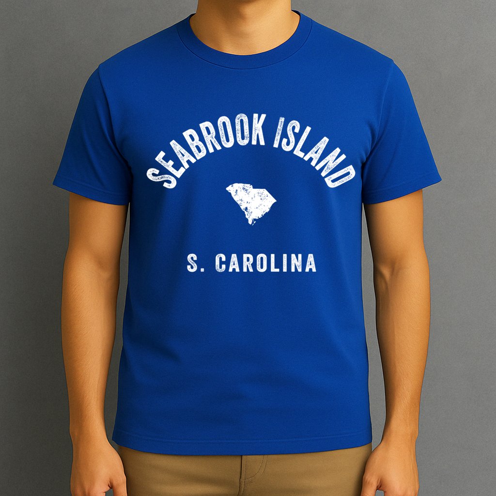 Seabrook Island South Carolina Sc Vintage 70s Athletic Sport Gift T-Shirt