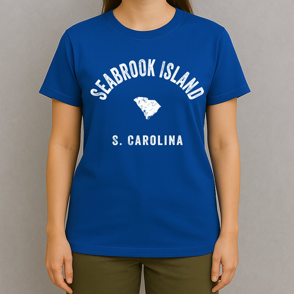 Seabrook Island South Carolina Sc Vintage 70s Athletic Sport Gift T-Shirt