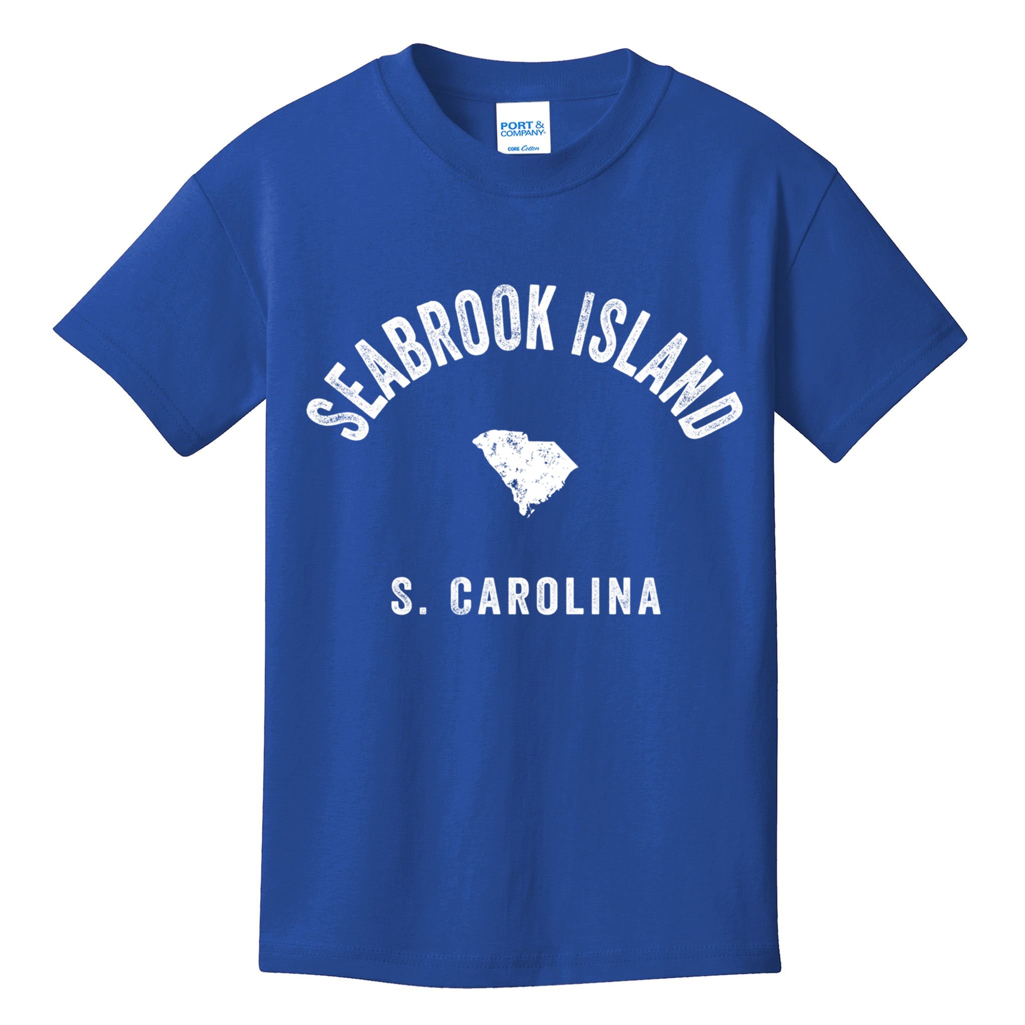 Seabrook Island South Carolina Sc Vintage 70s Athletic Sport Gift Kids T-Shirt