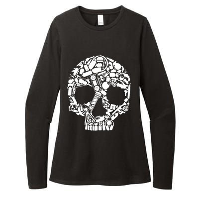 Skull Items Skull Womens CVC Long Sleeve Shirt