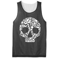 Skull Items Skull Mesh Reversible Basketball Jersey Tank