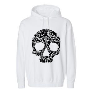 Skull Items Skull Garment-Dyed Fleece Hoodie