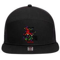 Slplife It S Fine I Am Fine Every Thing Is Fine Gift 7 Panel Mesh Trucker Snapback Hat