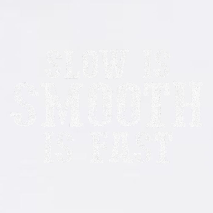 Slow Is Smooth Is Faster Precise Deliberate Controlled Garment-Dyed Sweatshirt