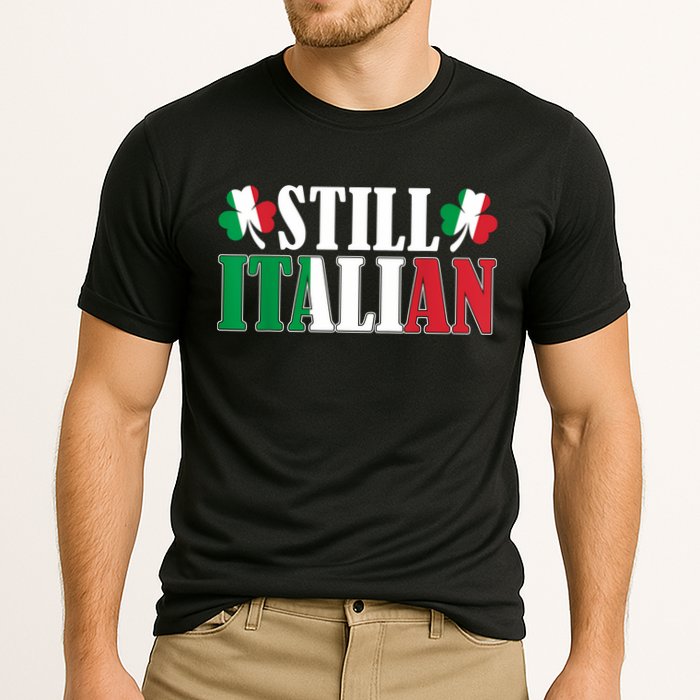 Still Italian Shamrocks St PatrickS Day Cooling Performance Crew T-Shirt
