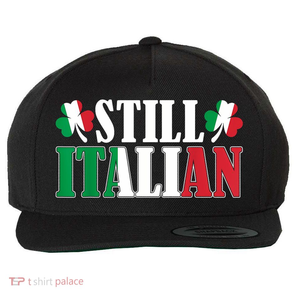 Still Italian Shamrocks St PatrickS Day Wool Snapback Cap
