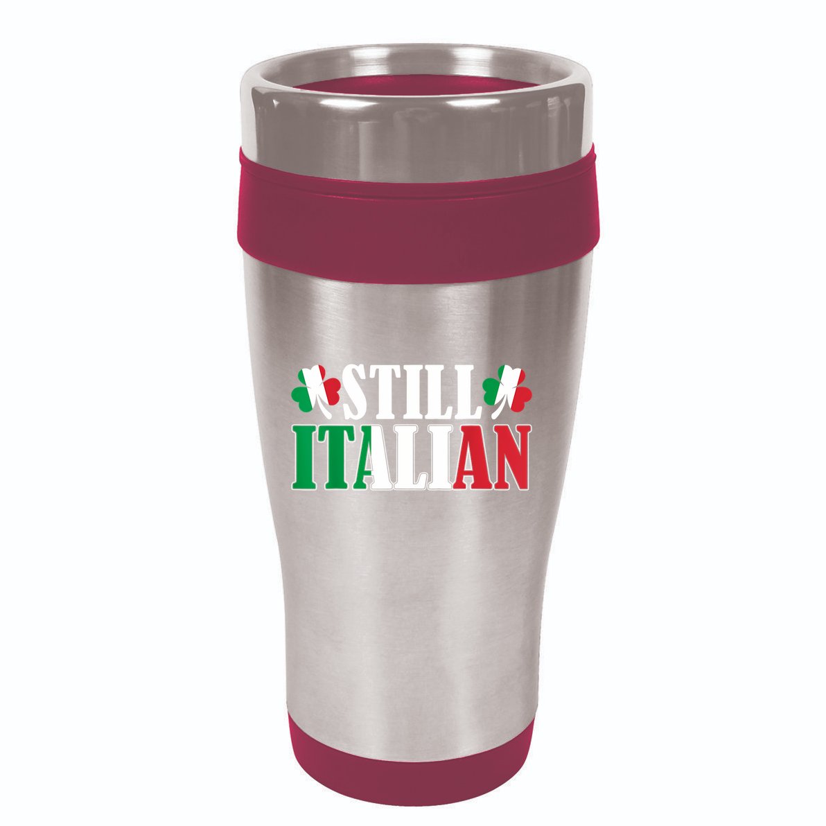 Still Italian Shamrocks St PatrickS Day 16oz Travel Tumbler