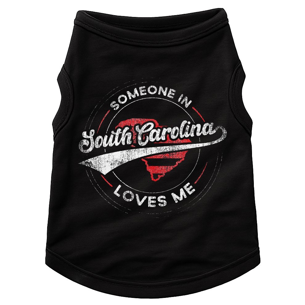 Someone In South Carolina Loves Me South Carolina Doggie Tank