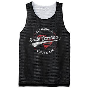 Someone In South Carolina Loves Me South Carolina Mesh Reversible Basketball Jersey Tank