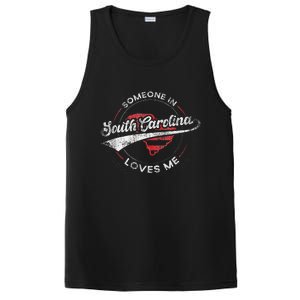 Someone In South Carolina Loves Me South Carolina PosiCharge Competitor Tank