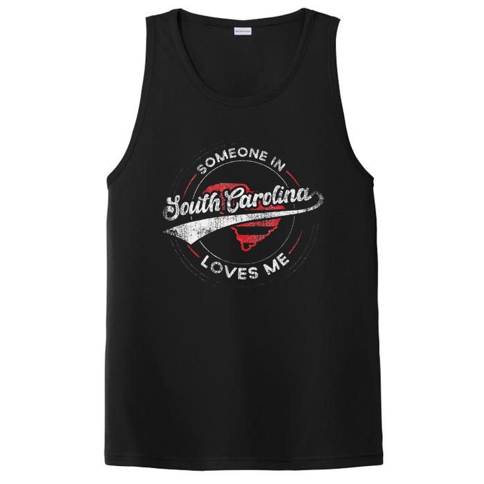 Someone In South Carolina Loves Me South Carolina PosiCharge Competitor Tank