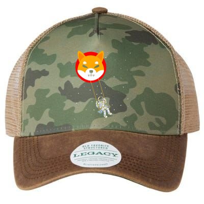 Shiba Inu Swing Army Cryptocurrency Token Doge Legacy Tie Dye Trucker Hat