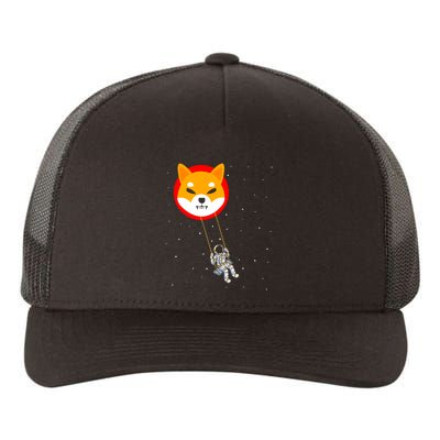 Shiba Inu Swing Army Cryptocurrency Token Doge Yupoong Adult 5-Panel Trucker Hat