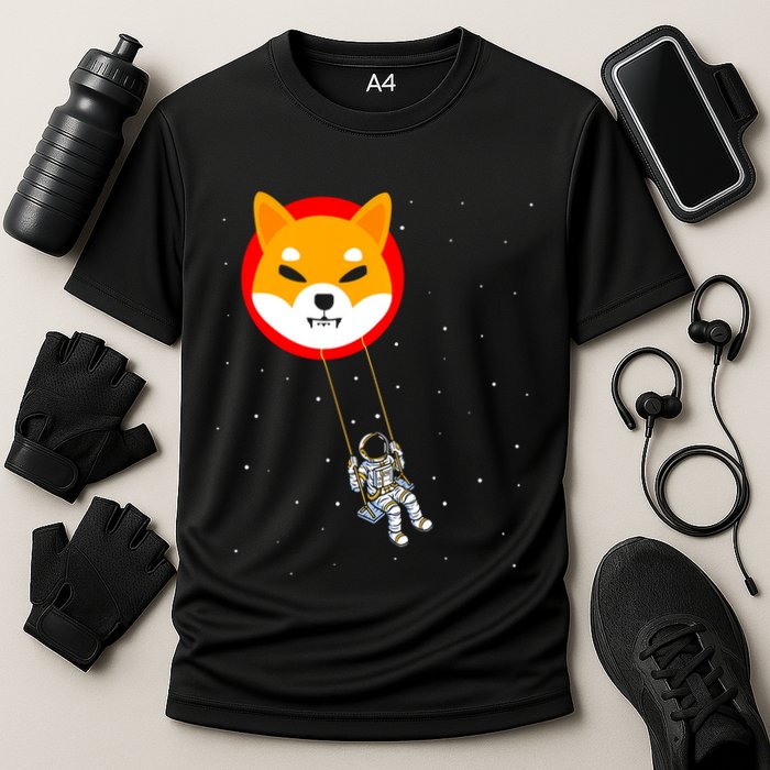 Shiba Inu Swing Army Cryptocurrency Token Doge Performance Shirt