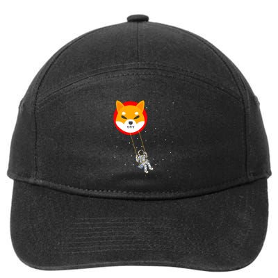 Shiba Inu Swing Army Cryptocurrency Token Doge 7-Panel Snapback Hat