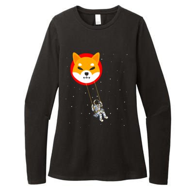 Shiba Inu Swing Army Cryptocurrency Token Doge Womens CVC Long Sleeve Shirt