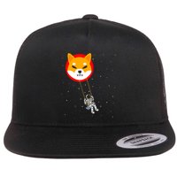 Shiba Inu Swing Army Cryptocurrency Token Doge Flat Bill Trucker Hat