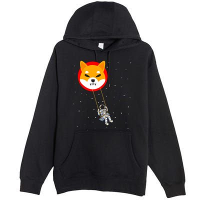 Shiba Inu Swing Army Cryptocurrency Token Doge Premium Pullover Hoodie