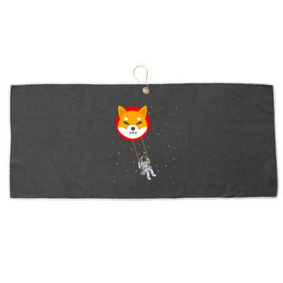Shiba Inu Swing Army Cryptocurrency Token Doge Large Microfiber Waffle Golf Towel