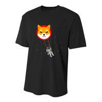 Shiba Inu Swing Army Cryptocurrency Token Doge Youth Performance Sprint T-Shirt