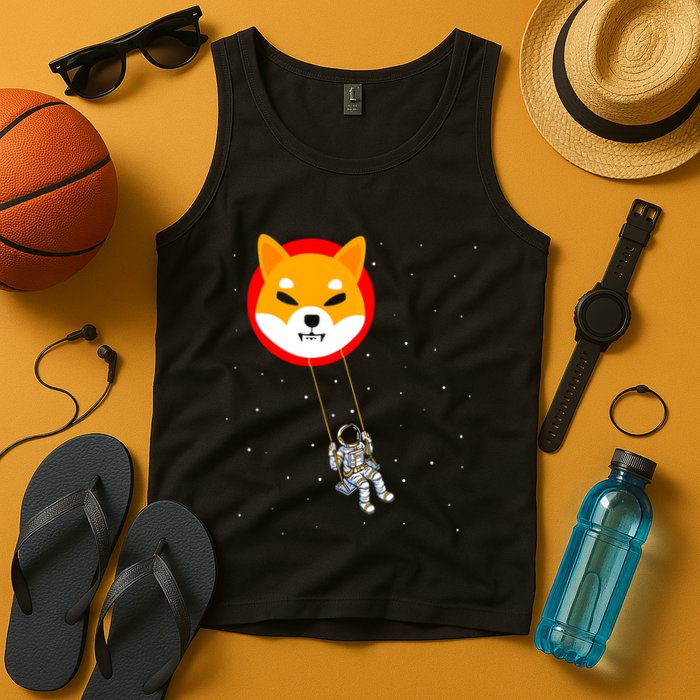 Shiba Inu Swing Army Cryptocurrency Token Doge Tank Top