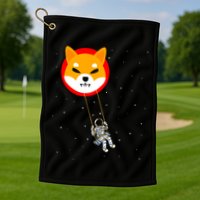 Shiba Inu Swing Army Cryptocurrency Token Doge Golf Towel