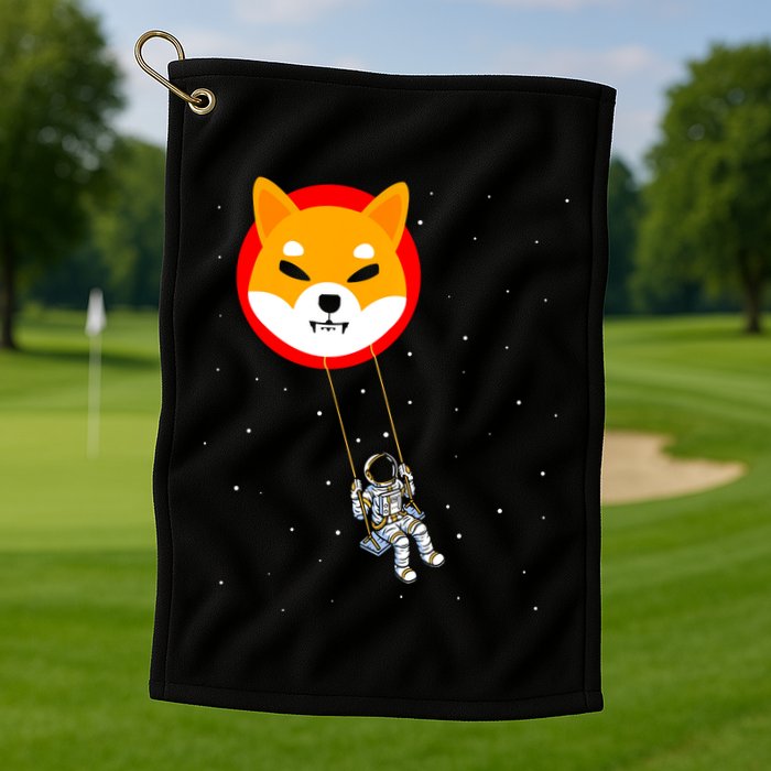 Shiba Inu Swing Army Cryptocurrency Token Doge Golf Towel