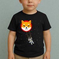 Shiba Inu Swing Army Cryptocurrency Token Doge Toddler T-Shirt