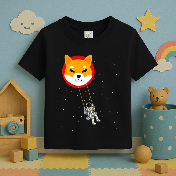 Shiba Inu Swing Army Cryptocurrency Token Doge Toddler T-Shirt