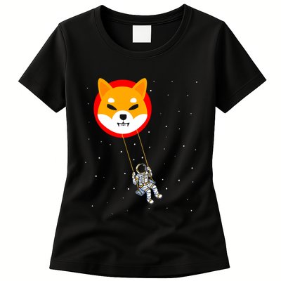 Shiba Inu Swing Army Cryptocurrency Token Doge Womens T-Shirt