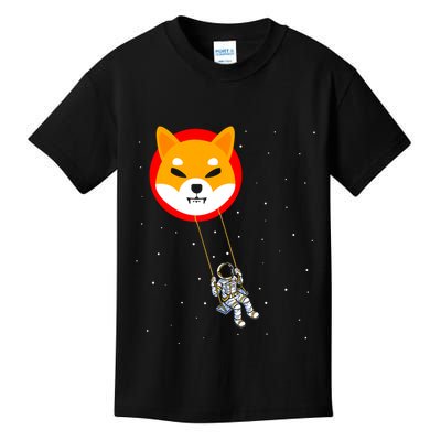 Shiba Inu Swing Army Cryptocurrency Token Doge Kids T-Shirt