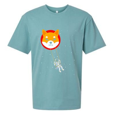 Shiba Inu Swing Army Cryptocurrency Token Doge Sueded Cloud Jersey T-Shirt