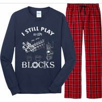 S I Still Play With Blocks Long Sleeve Pajama Set