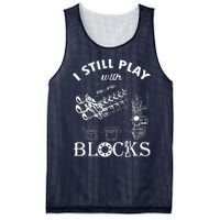 S I Still Play With Blocks Mesh Reversible Basketball Jersey Tank