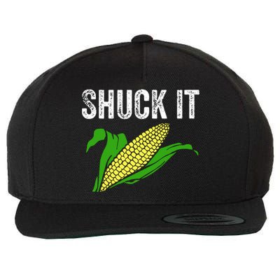 Shuck It Wool Snapback Cap