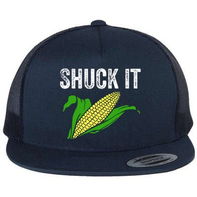 Shuck It Flat Bill Trucker Hat