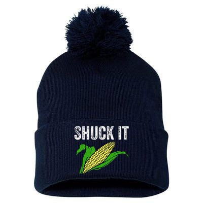 Shuck It Pom Pom 12in Knit Beanie