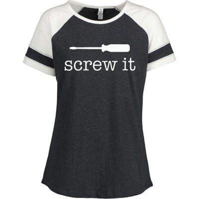 Screw It Enza Ladies Jersey Colorblock Tee