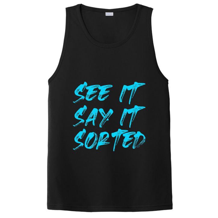 See It Say It Sorted PosiCharge Competitor Tank