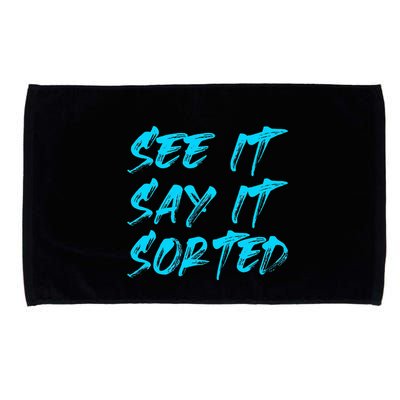 See It Say It Sorted Microfiber Hand Towel