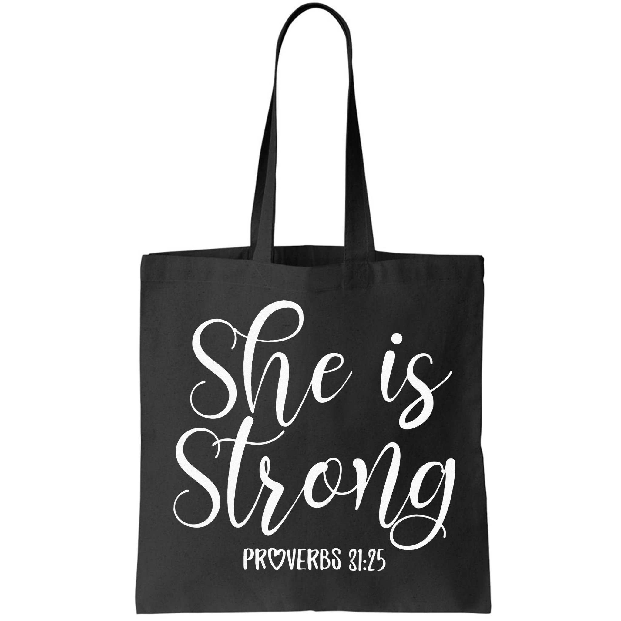 She Is Strong Proverbs 31 25 Gifts Christian Scripture Bag