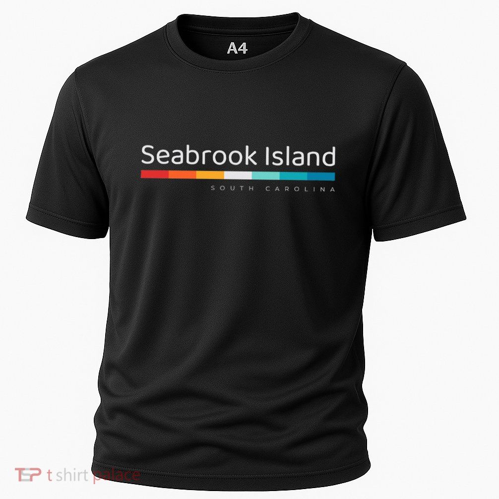 Seabrook Island Sc South Carolina Retro Design Cooling Performance Crew T-Shirt