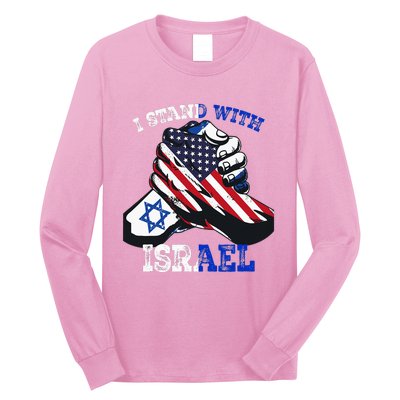 Support I Stand With Israel Jewish Heritage Long Sleeve Shirt